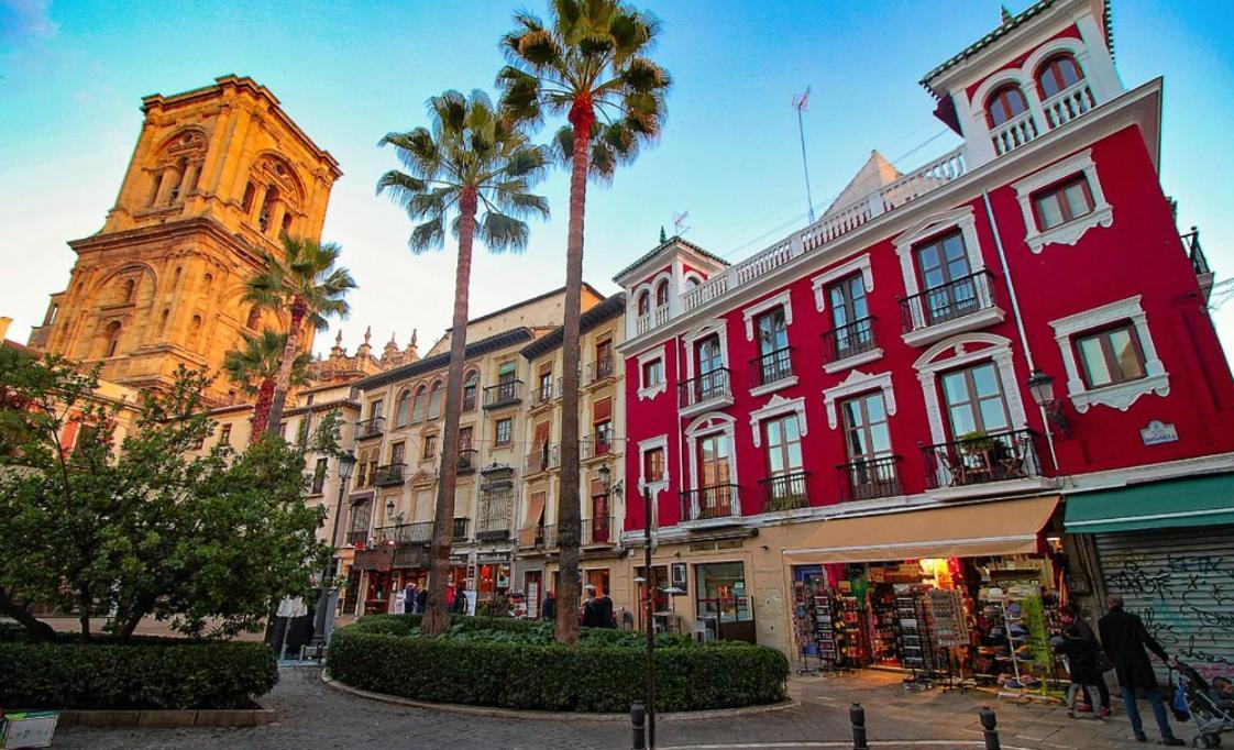 Apartamento Con Terraza A 4 Minutos De La Catedral Granada Exterior foto